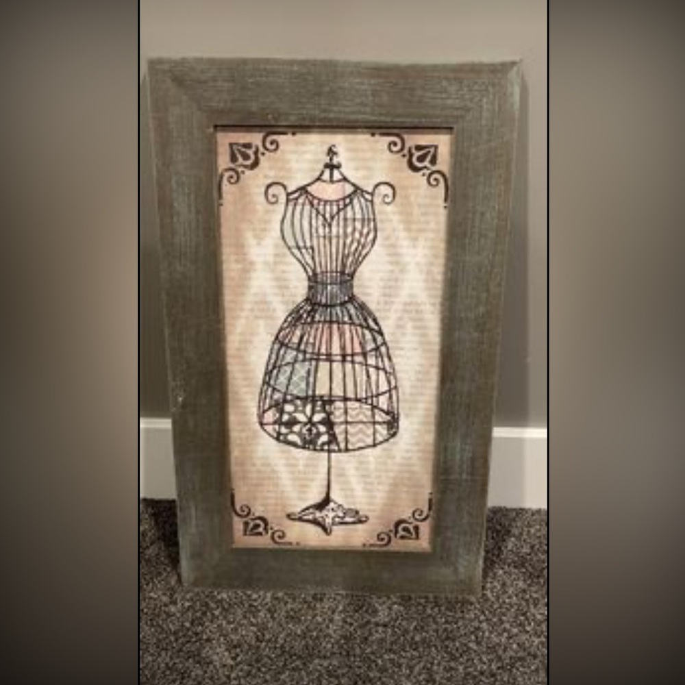 🆕 Wood Framed Wall ART